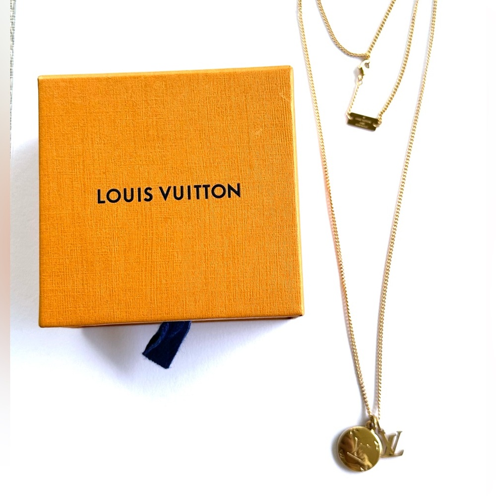 Authentic Louis Vuitton Monogram Necklace.